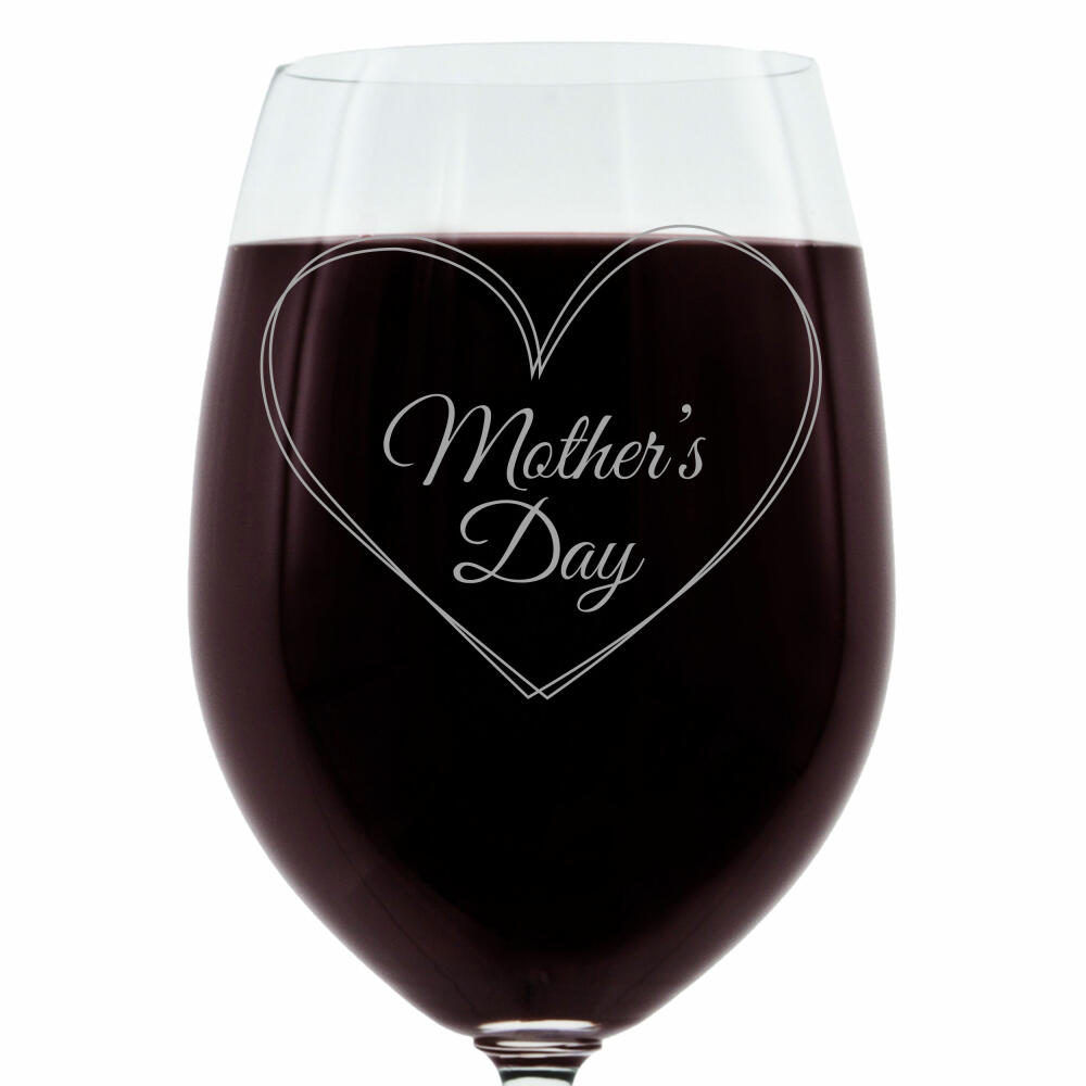 Leonardo Weinglas, Geschenk Stimmungsglas mit Gravur, Moodglas, Mothers Day, 400 ml