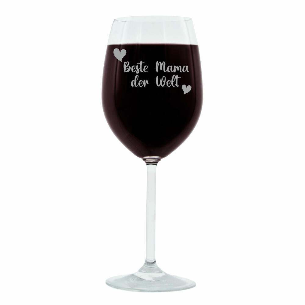Leonardo Weinglas, Geschenk Stimmungsglas mit Gravur, Moodglas, Beste Mama der Welt, Bold, 400 ml