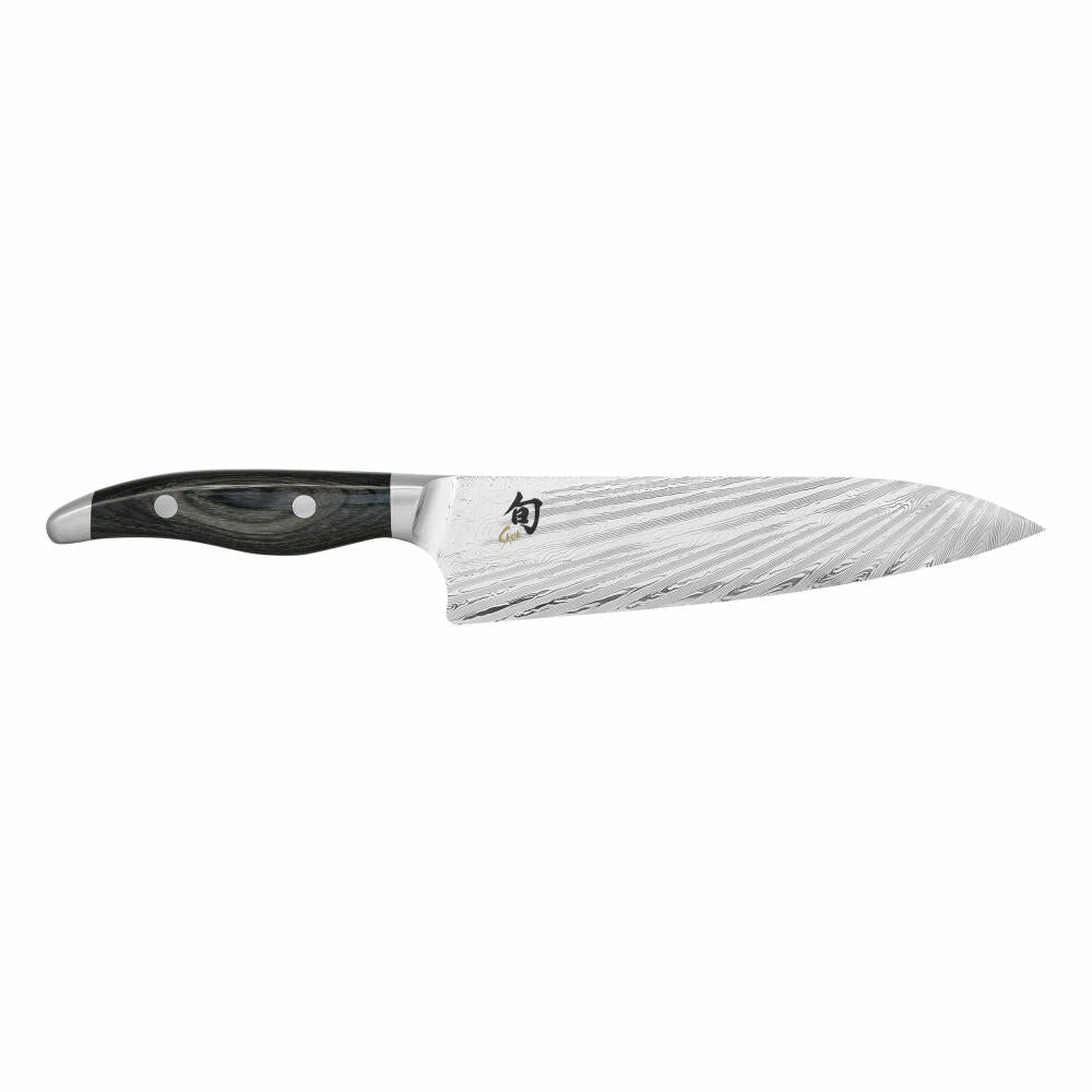 Kai Messer Shun Nagare chef's knife, kitchen knife, Damascus knife, knife, 20 cm, Damascus steel, NDC-0706