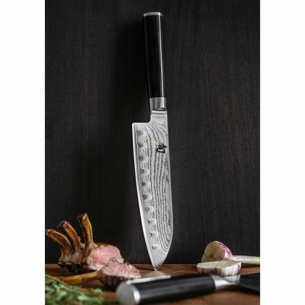 Kai Shun Classic Small Santoku, knife, chef's knife, kitchen knife, Damascus knife, 14 cm, DM-0727