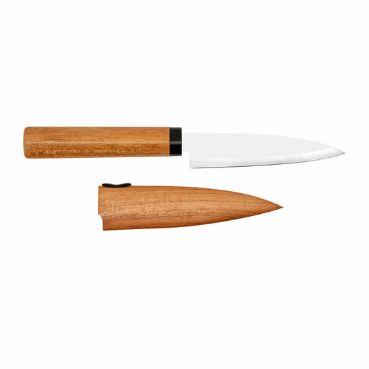 Kai Select Utensilien Früchtemesser mit Holzscheide, Schälmesser, Obstmesser, Messer, Klinge 9 cm, DG-3002