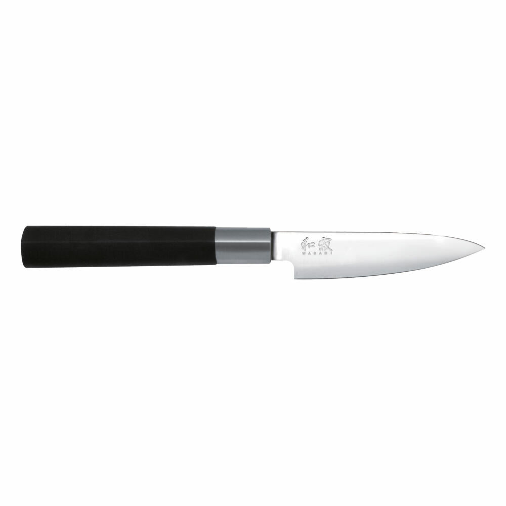 Kai Wasabi Black All-Purpose Knife, Knife, Vegetable Knife, Kitchen Knife, Stainless Steel, 10 cm, 6710P
