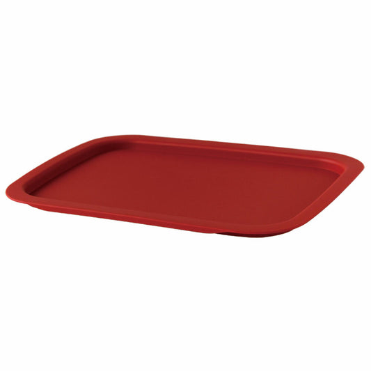 Hachiman Deckel Coverchio für Aufbewahrungskorb Cestino M/L, Polypropylen, Rot, 39 x 32.7 cm, 238249