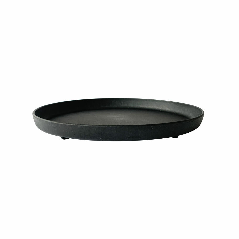 Hachiman Pflanztopfuntersetzer Eco 10 Rund, Polypropylen, Schwarz, 30.2 cm, 242758