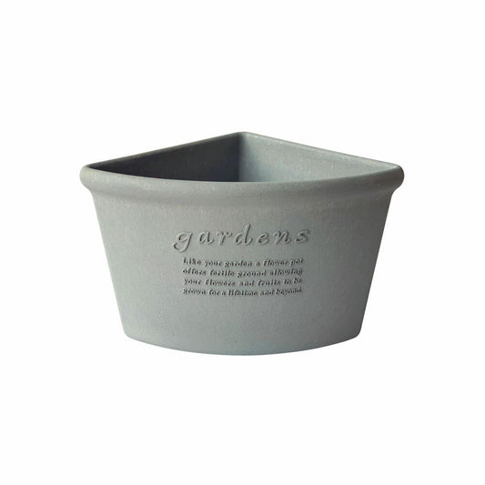 Hachiman Ecktopf Eco Pot 200, Pflanztopf, Polypropylen, Grau, 3 L, 242819