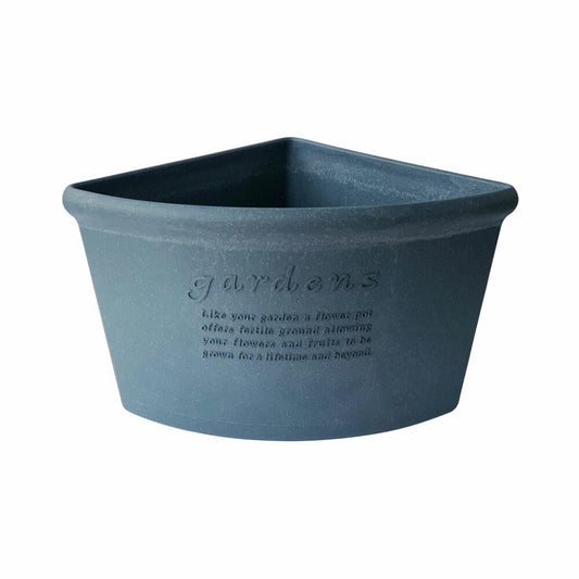 Hachiman Ecktopf Eco Pot 260, Pflanztopf, Polypropylen, Navy Blau, 7.5 L, 242901