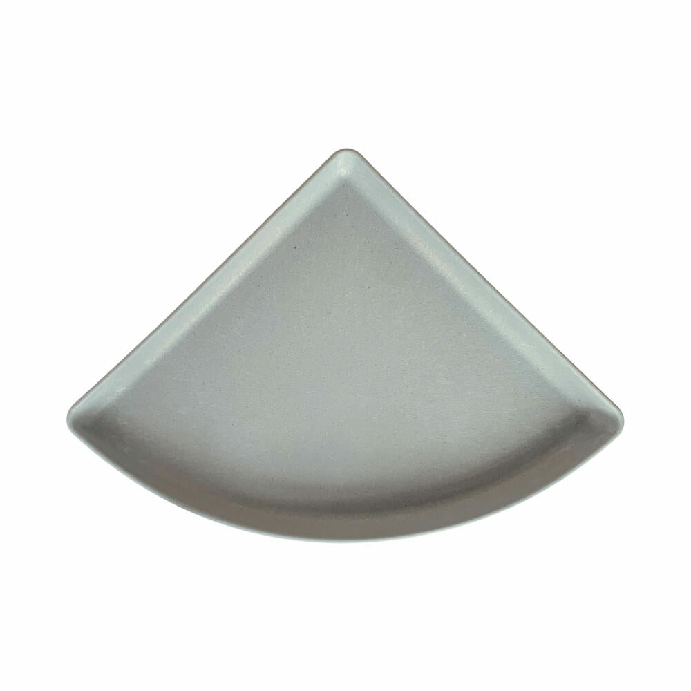 Hachiman Eck-Platztopfuntersatz Eco Plate 260, Polypropylen, Grau, 243052