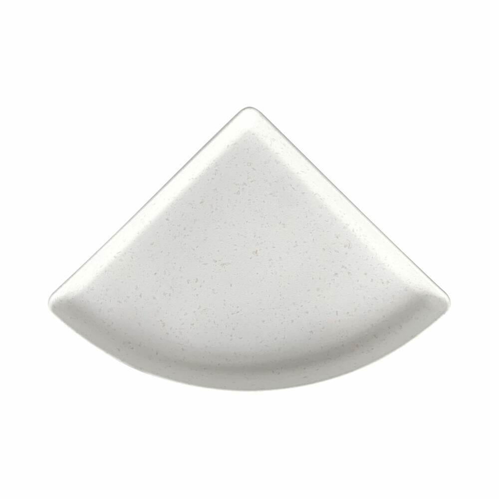 Hachiman Eck-Platztopfuntersatz Eco Plate 260, Polypropylen, Weiß, 243090