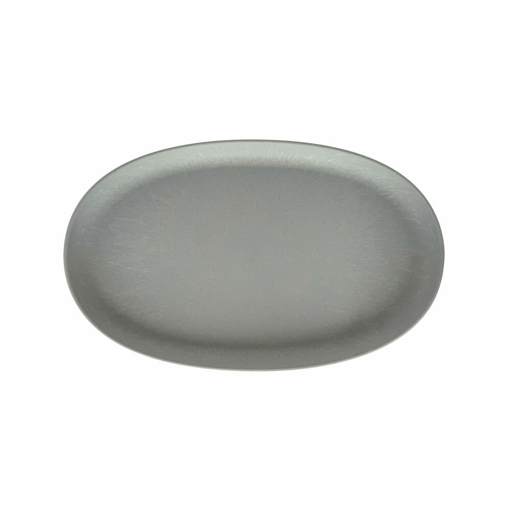 Hachiman Pflanztopfuntersetzer Eco Oval 400, Polypropylen, Grau, 243137