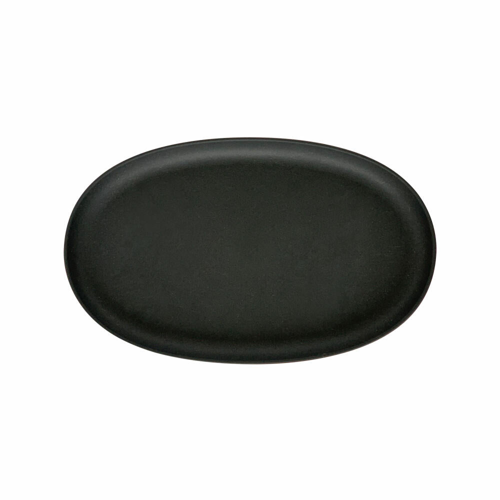 Hachiman Pflanztopfuntersetzer Eco Oval 400, Polypropylen, Schwarz, 243151
