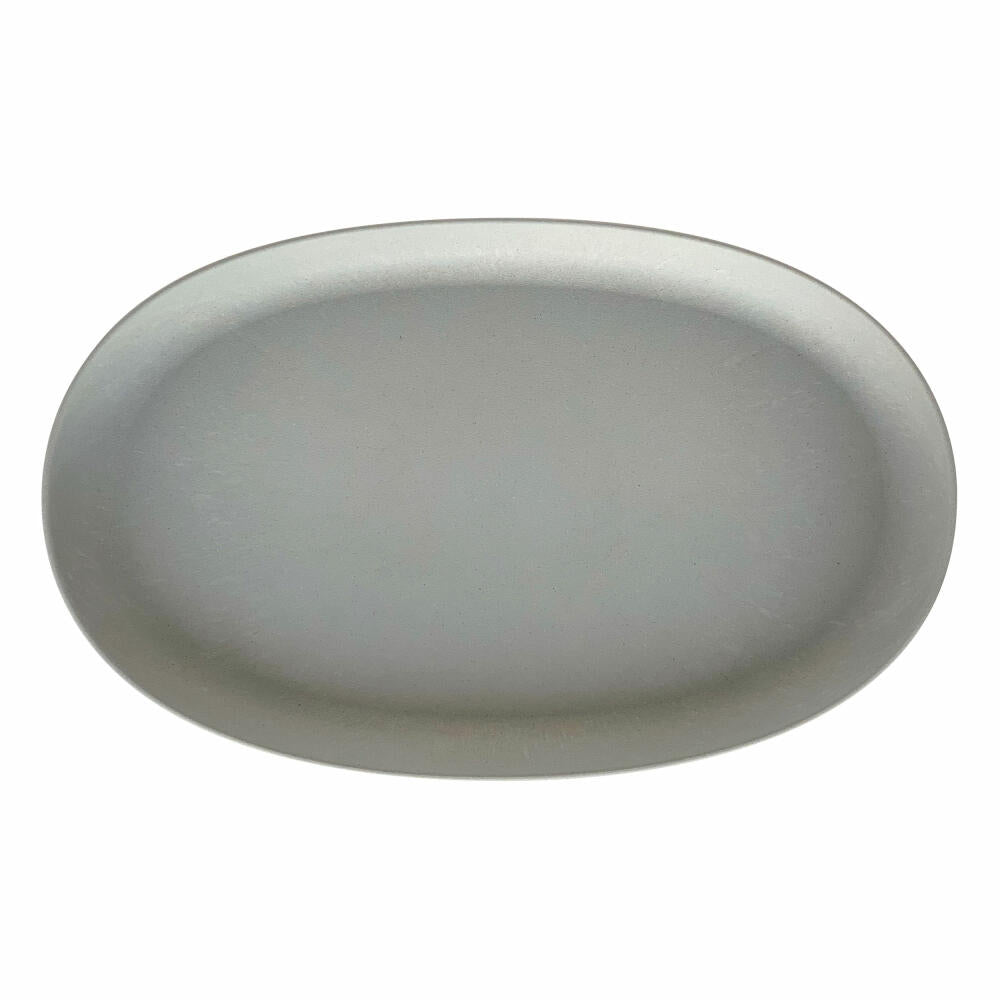 Hachiman Pflanztopfuntersetzer Eco Oval 490, Polypropylen, Grau, 243212