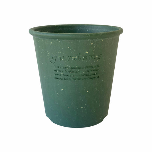 Hachiman Pflanztopf Eco 8 Rund, Blumentopf, Polypropylen, Grün, 5.4 L, 244264