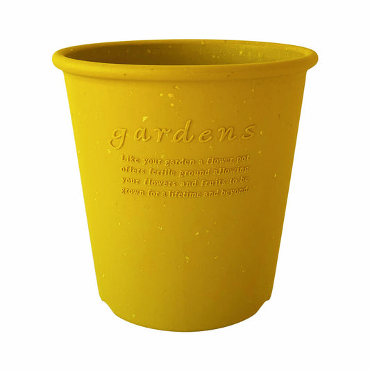 Hachiman Pflanztopf Eco 10 Rund, Blumentopf, Polypropylen, Senf, 12.7 L, 244325