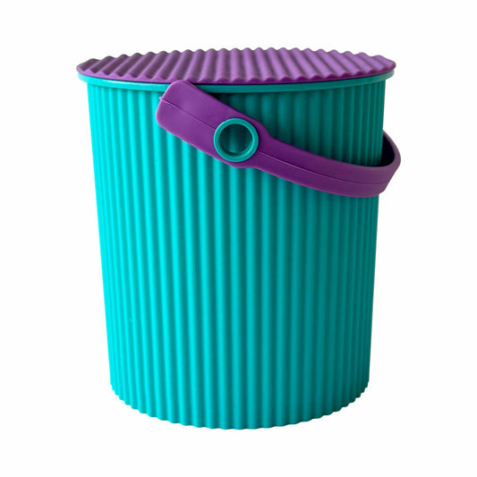 Hachiman Aufbewahrungseimer Omnioutil Baby, Kunststoff, Türkis, blau, 700 ml, 247081