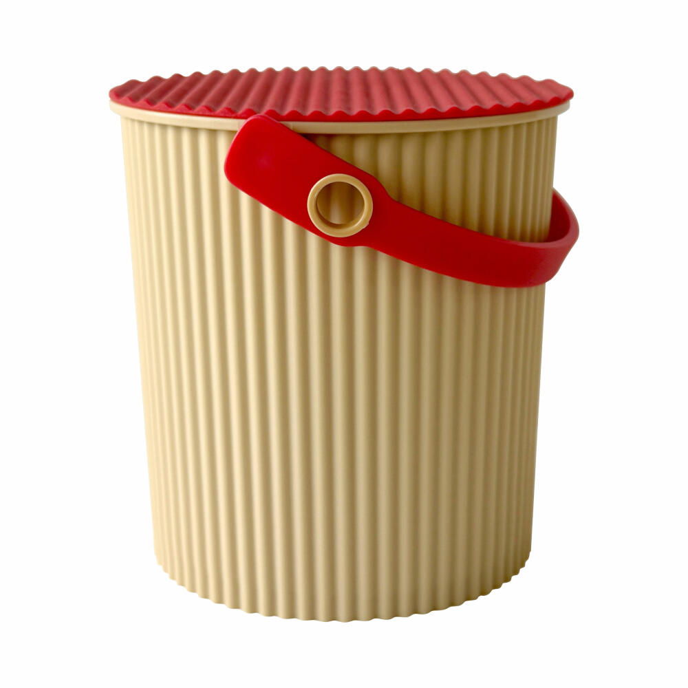 Hachiman Aufbewahrungseimer Omnioutil Baby, Kunststoff, Cafe au Lait, 700 ml, 247135