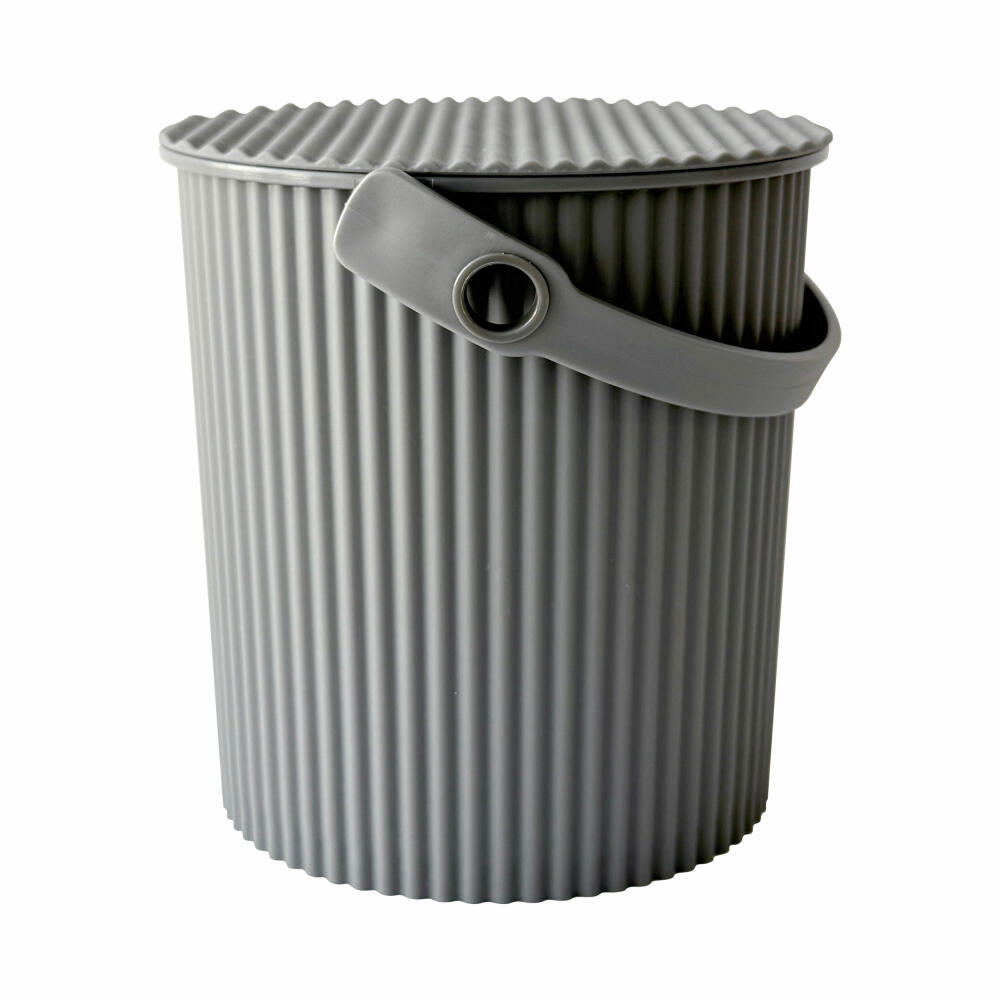 Hachiman Aufbewahrungseimer Omnioutil Baby, Kunststoff, Dunkelgrau, 700 ml, 247173