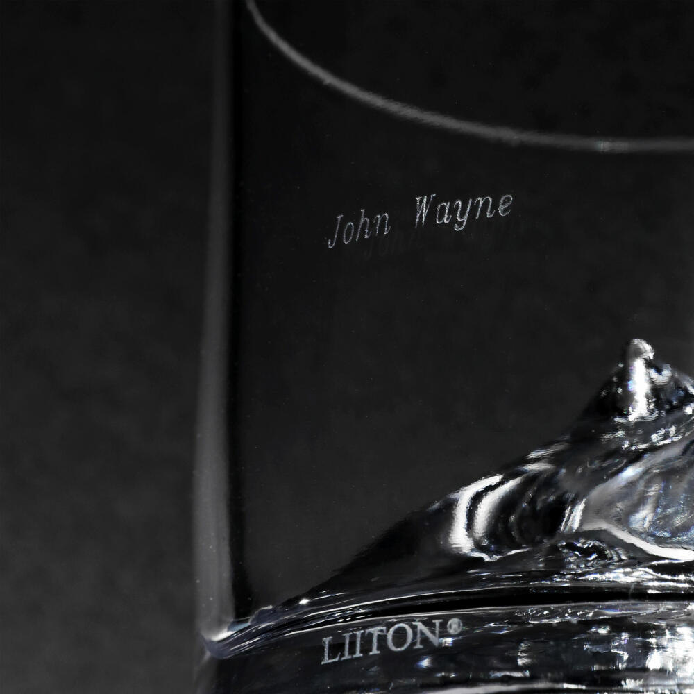 Liiton Everest Whiskey Glasses, Set of 2, Whiskey Glass, Whiskey Glass, Tumbler, Crystal Glass, 270 ml, L20500