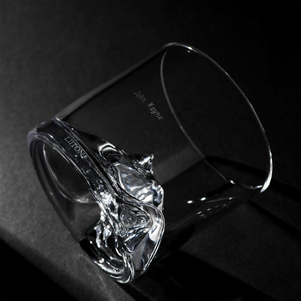 Liiton Everest Whiskey Glasses, Set of 2, Whiskey Glass, Whiskey Glass, Tumbler, Crystal Glass, 270 ml, L20500