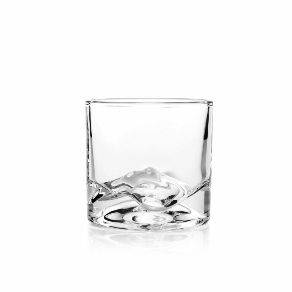 Liiton The Peaks Whiskey Glasses, Set of 4, Whiskey Glass, Whiskey Glass, Tumbler, Crystal Glass, 230 ml, L20800
