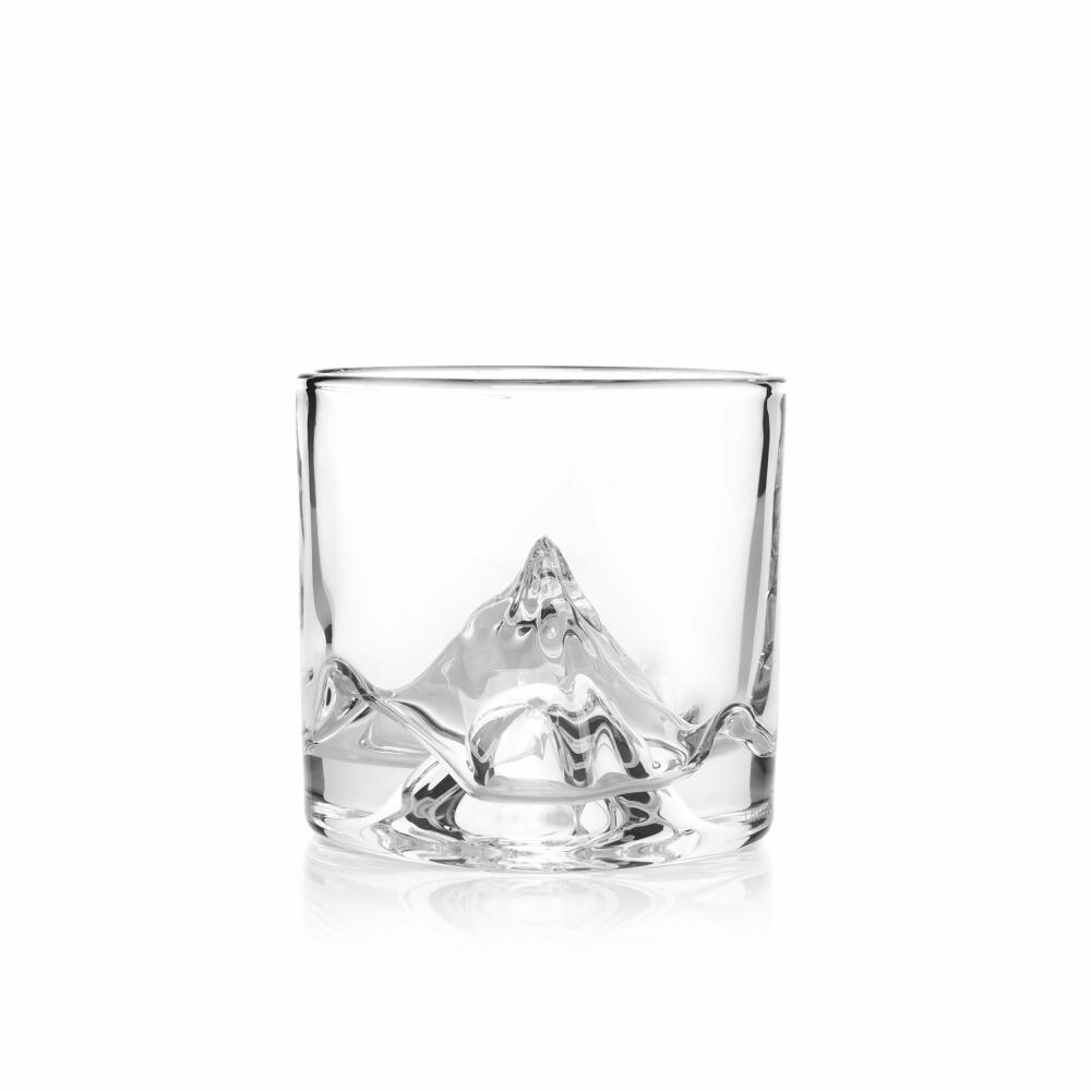 Liiton The Peaks Whiskey Glasses, Set of 4, Whiskey Glass, Whiskey Glass, Tumbler, Crystal Glass, 230 ml, L20800