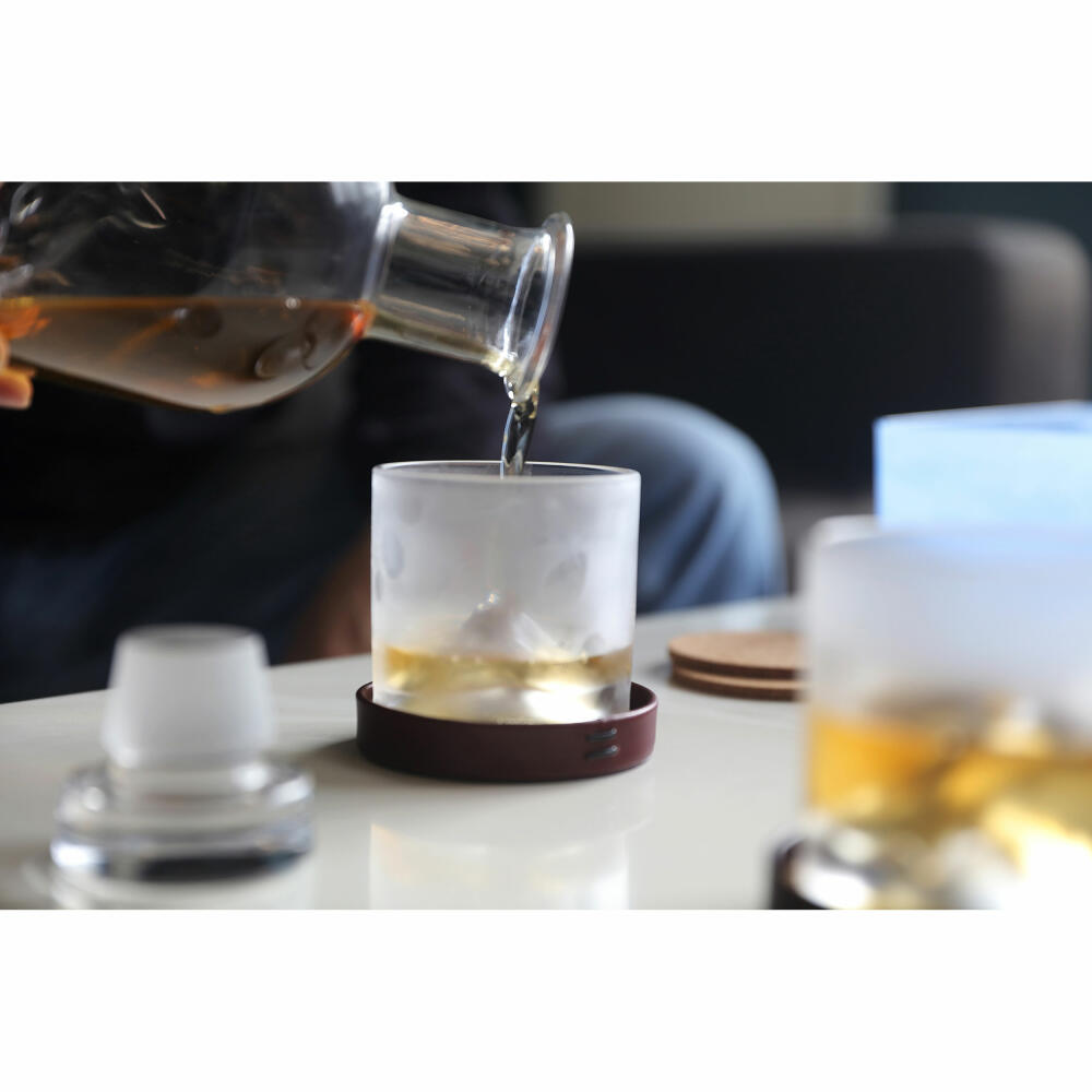 Liiton The Peaks Whiskeygläser mit Dekanter, 5-tlg., Whiskeyglas, Whiskey Glas, Kristallglas, L20900