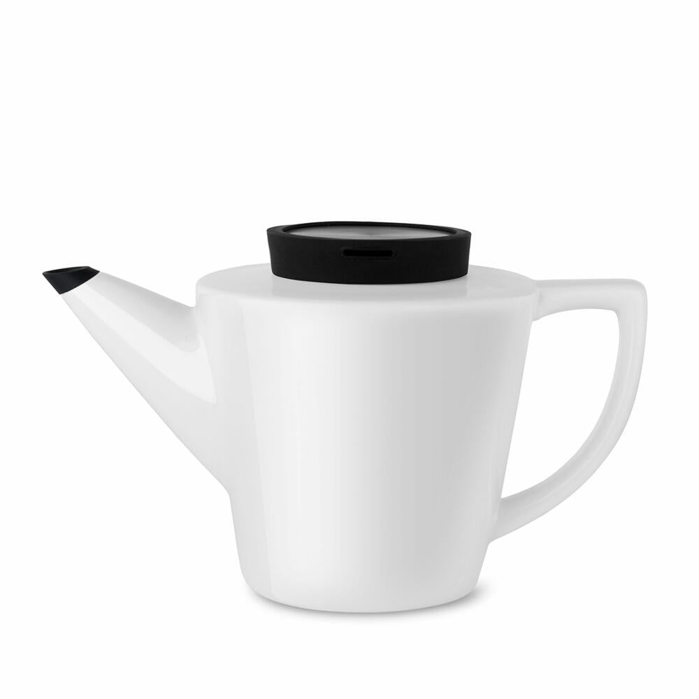 VIVA Infusion Porzellan-Teekanne, Tee Kanne, Porzellankanne, Porzellan, 1 L, V24001