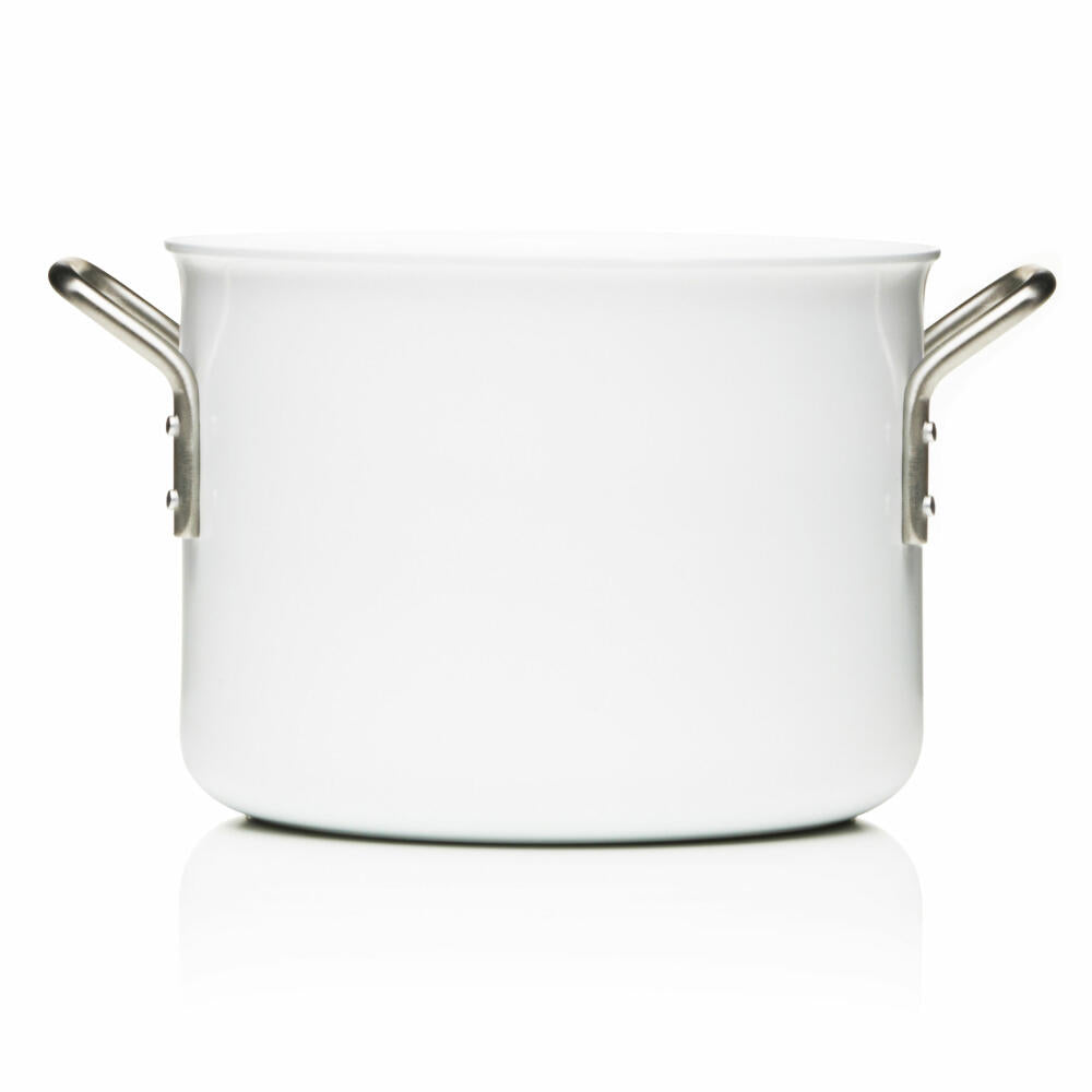 Eva Solo White Line Pot, Cooking Pot, Universal Pot, Stockpot, Meat Pot, Cooking, Ø 20 cm, 4.8 L, 256647