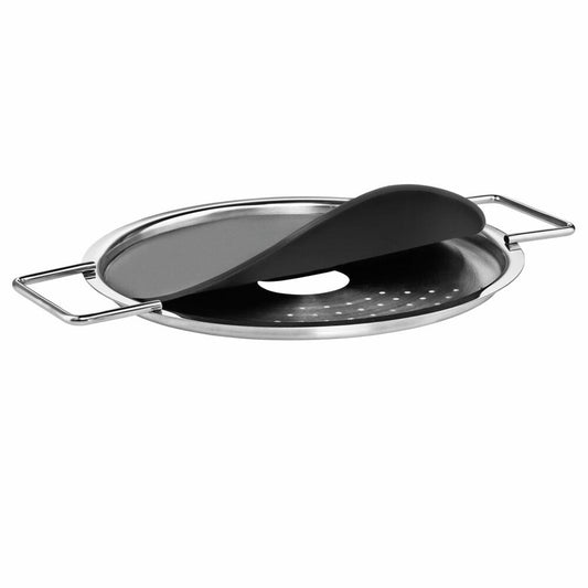 Eva Solo Abgießdeckel, Abgießsieb, Abgießhilfe, Kochen, Zubehör, Edelstahl/Silikon, Ø 16 cm, 203016
