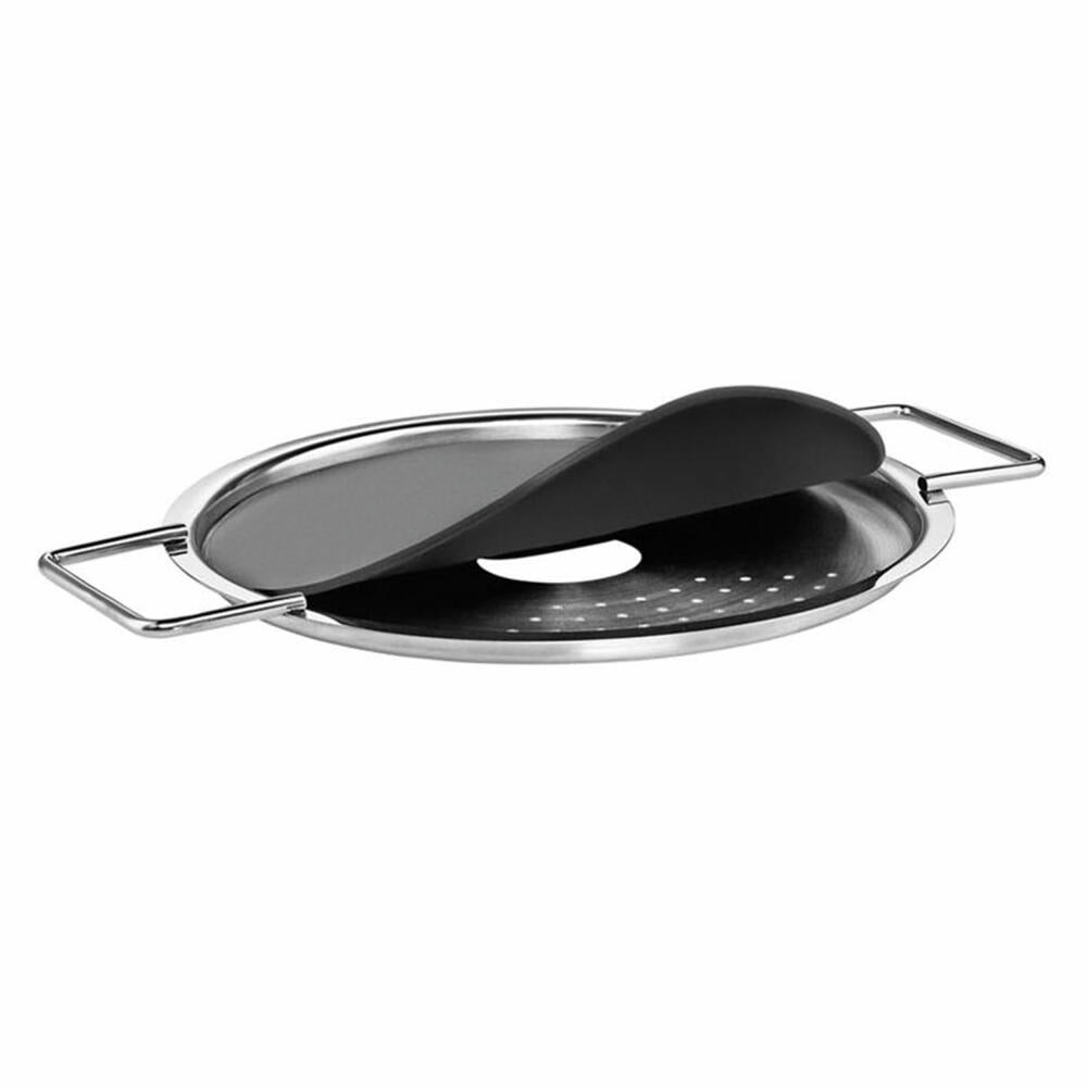 Eva Solo Abgießdeckel, Abgießsieb, Abgießhilfe, Kochen, Zubehör, Edelstahl/Silikon, Ø 20 cm, 203020