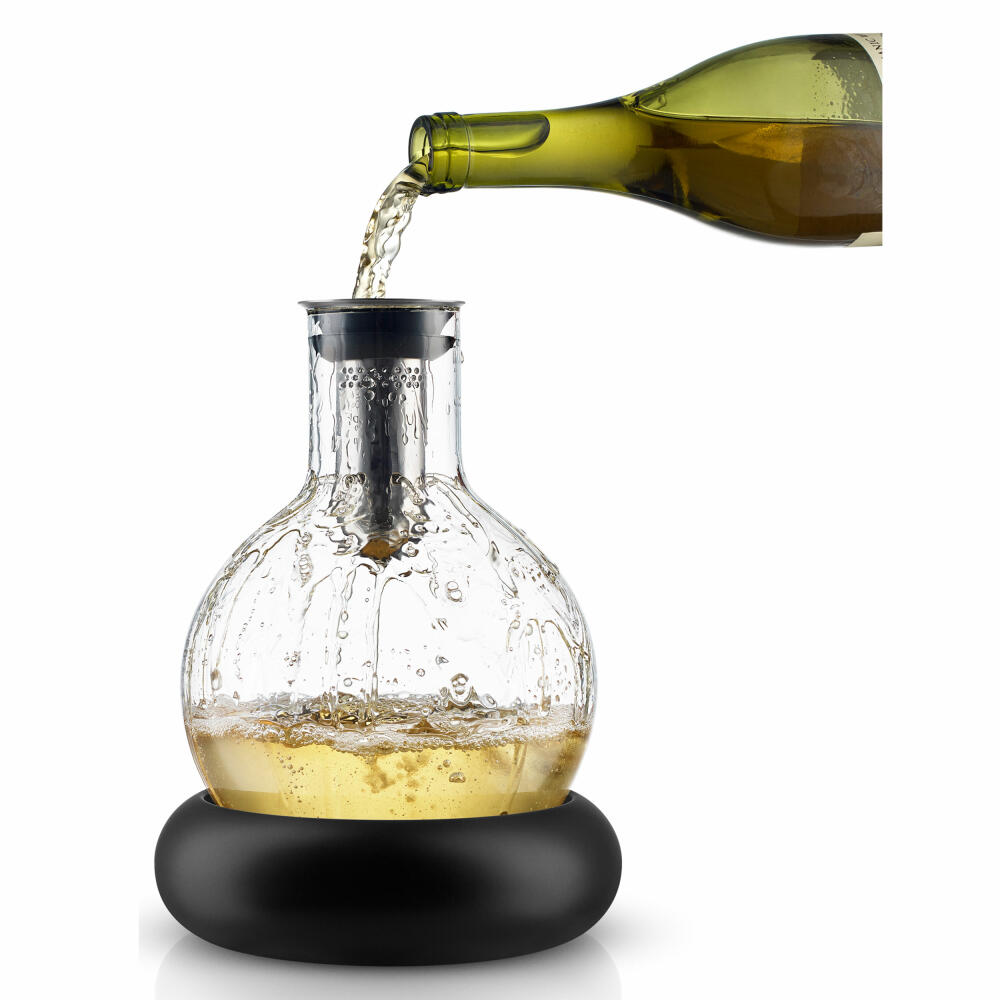 Eva Solo decanter with cooling element, decanter, glass carafe, carafe, glass, transparent, 0.75 L, 567473