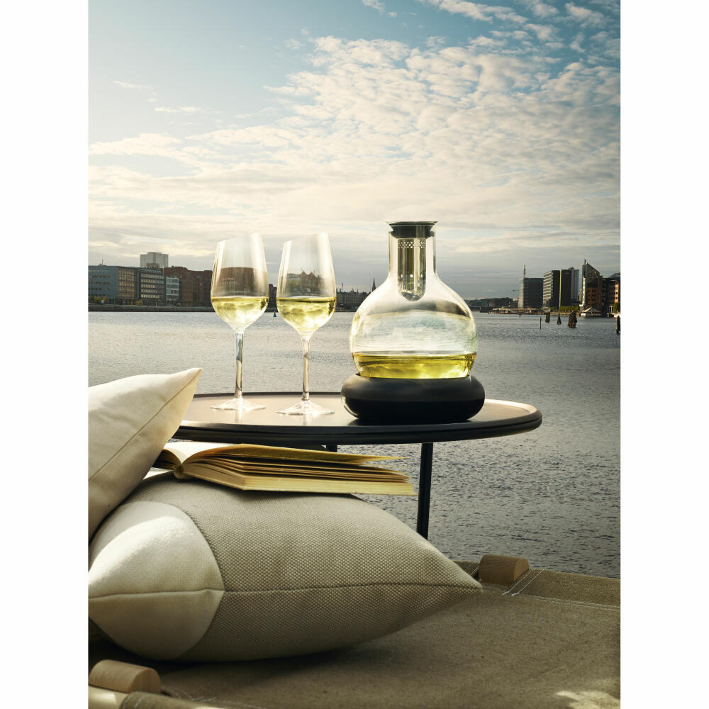 Eva Solo decanter with cooling element, decanter, glass carafe, carafe, glass, transparent, 0.75 L, 567473
