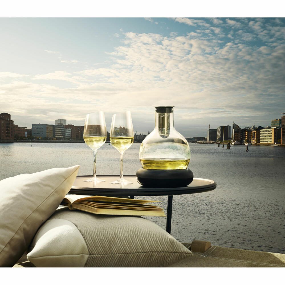 Eva Solo decanter with cooling element, decanter, glass carafe, carafe, glass, transparent, 0.75 L, 567473