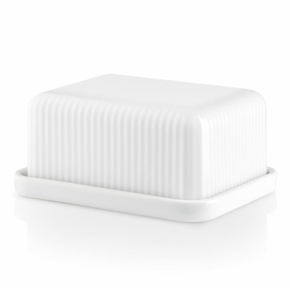 Eva Solo butter dish, butter bell, butter bowl, porcelain, 5.7x9.6x12 cm, white, 886263