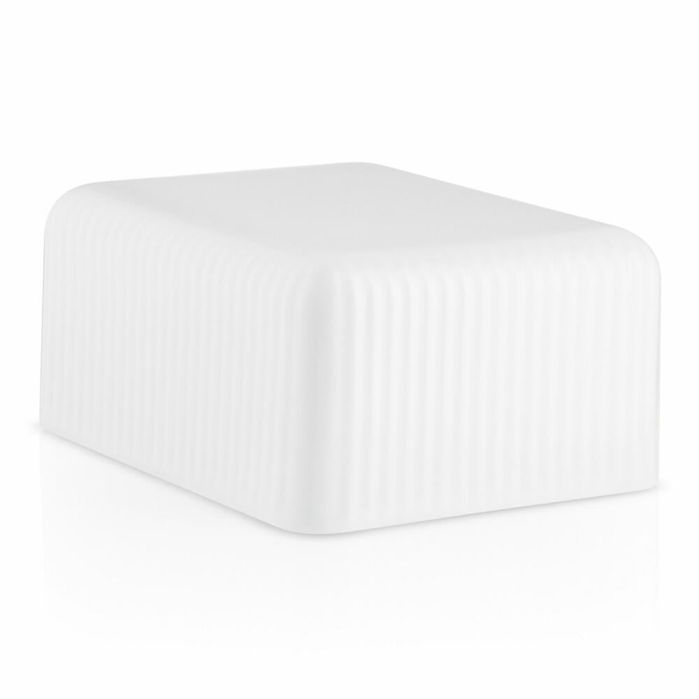 Eva Solo butter dish, butter bell, butter bowl, porcelain, 5.7x9.6x12 cm, white, 886263