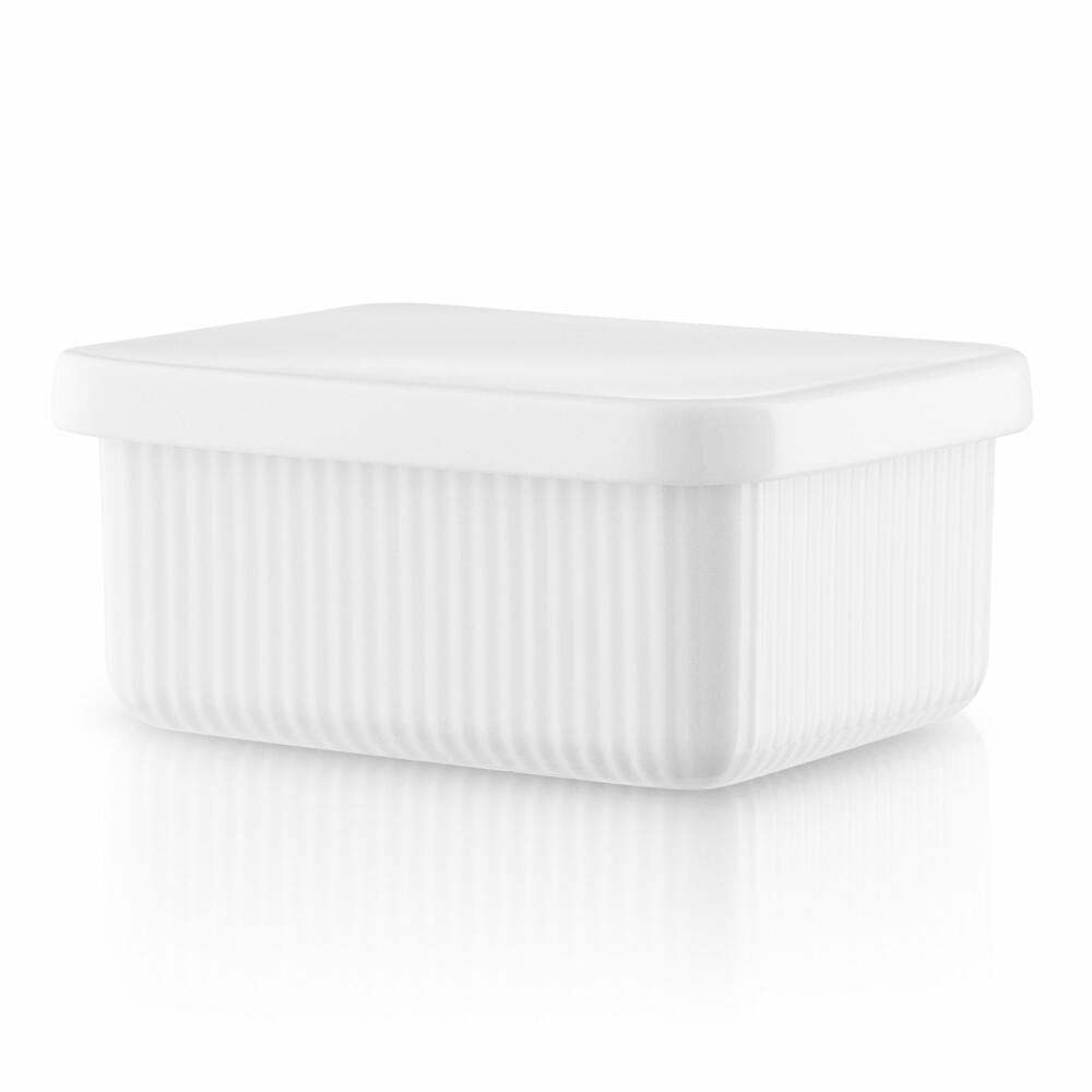 Eva Solo butter dish, butter bell, butter bowl, porcelain, 5.7x9.6x12 cm, white, 886263