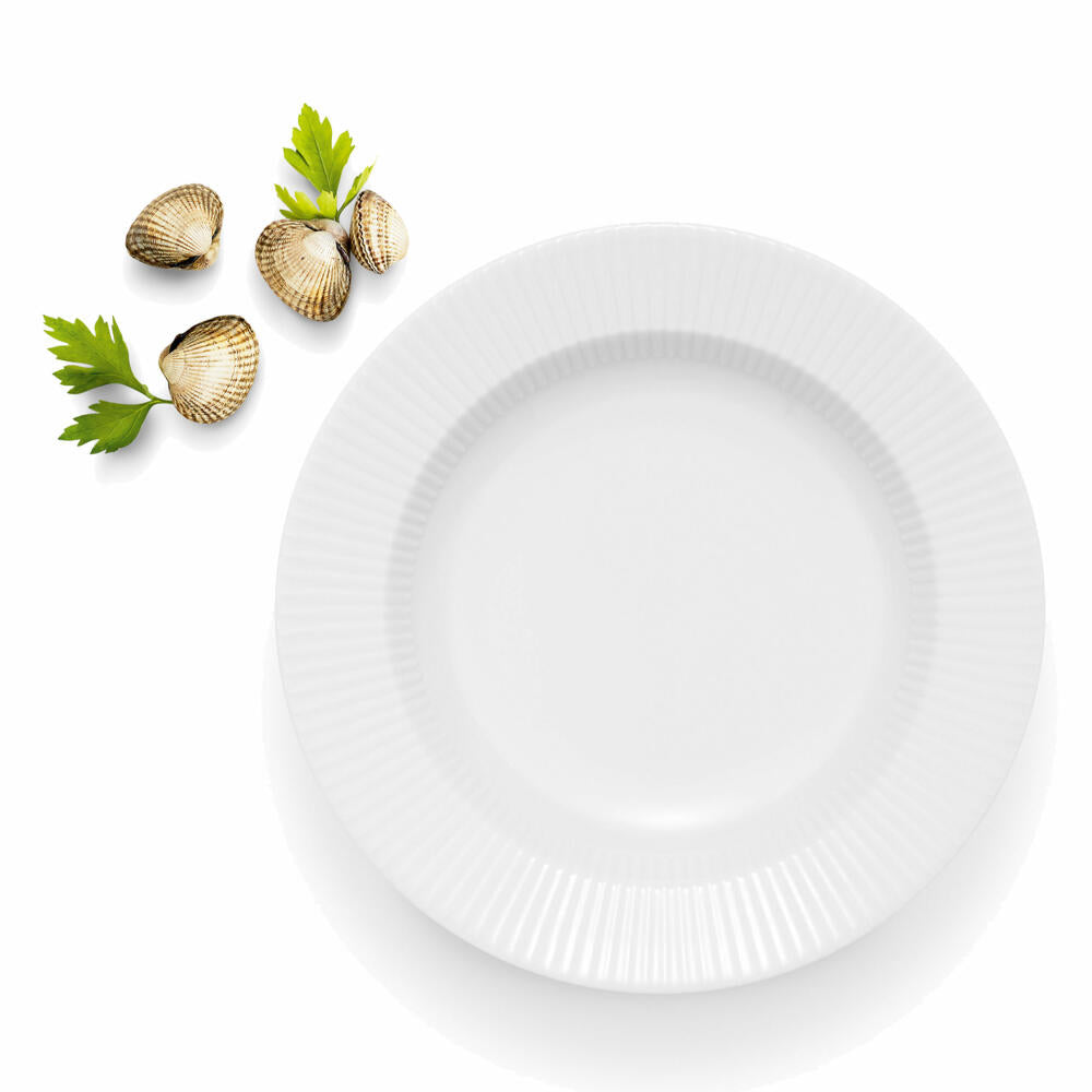 Eva Solo Legio Nova Teller Tief, Suppenteller, Suppe, Essteller, Speiseteller, Porzellan, Weiß, Ø 25 cm, 887224