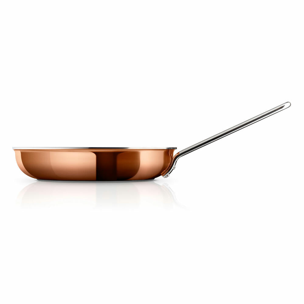 Eva Solo frying pan, pan, stew pan, vegetable pan, steak pan, fish pan, cooking, copper/stainless steel, Ø 24 cm, 271010