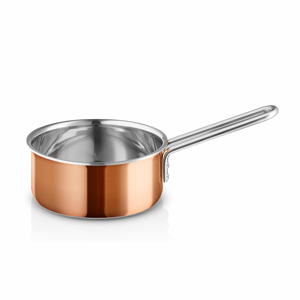 Eva Solo casserole, saucepan, sauce pot, cooking pot, cookware, copper/stainless steel, Ø 16 cm, 1.5 L, 271012