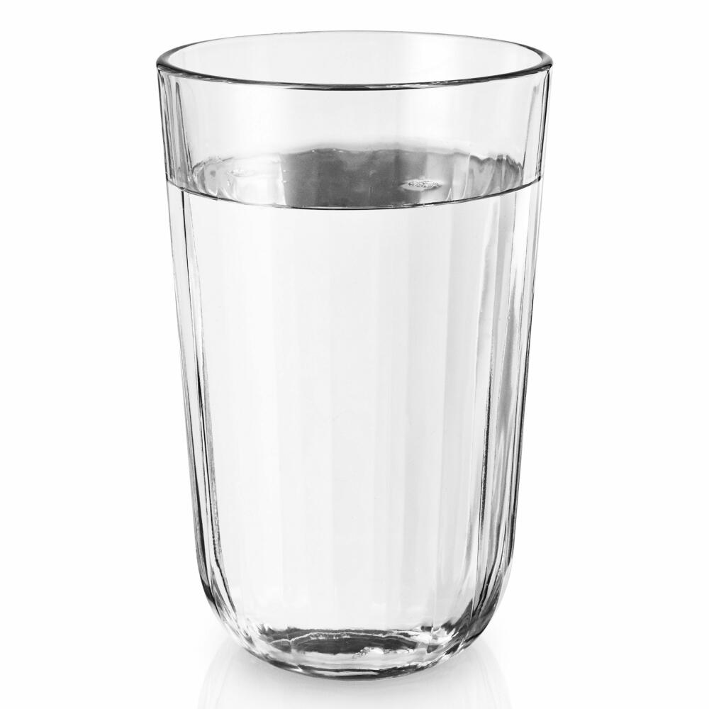 Eva Solo Facettenglas, Gläser, Glasset, Wasserglas, Trinkglas, Saftglas, Trinken, Genießen, Glas, Transparent, 430 ml, 4er Set, 567435