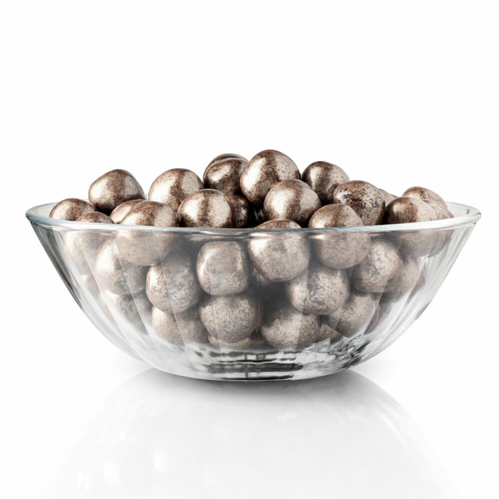 Eva Solo faceted glass bowl, bowl, serving, dessert bowl, glass, transparent, 0.5 L, set of 4, 567436
