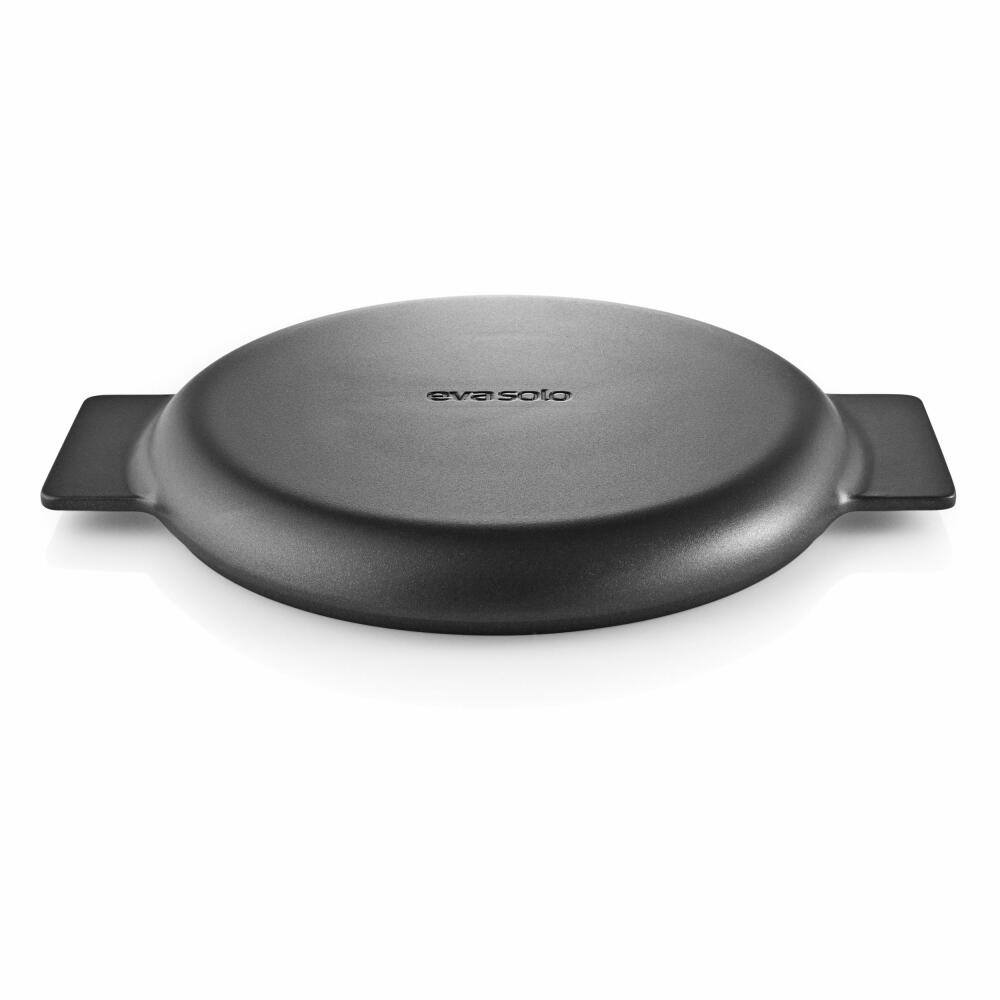 Eva Solo Nordic kitchen Lid for Sauté Pan, Pot Lid, Black, Oak/Aluminium, Ø 24 cm, 280524