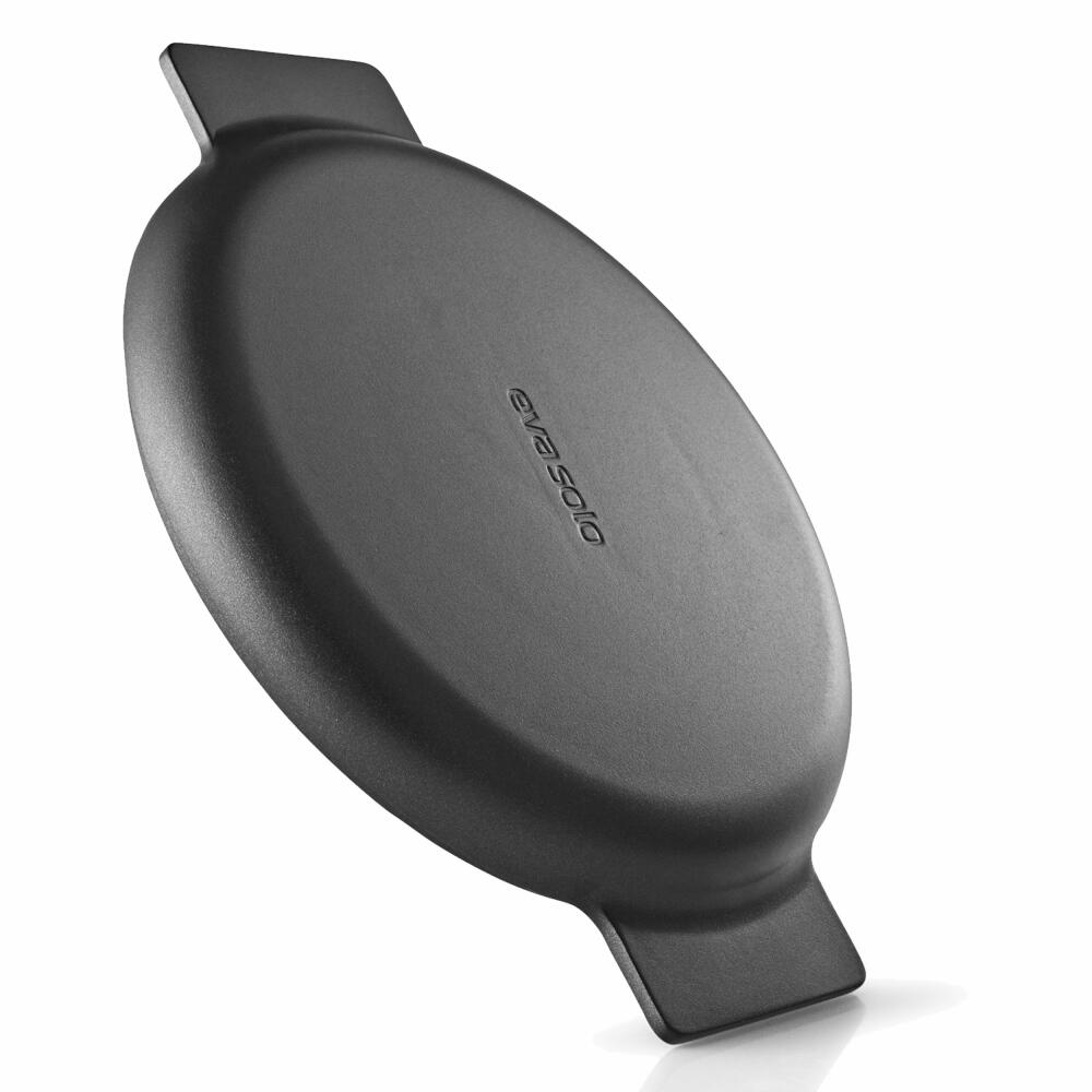 Eva Solo Nordic kitchen Lid for Sauté Pan, Pot Lid, Black, Oak/Aluminium, Ø 24 cm, 280524