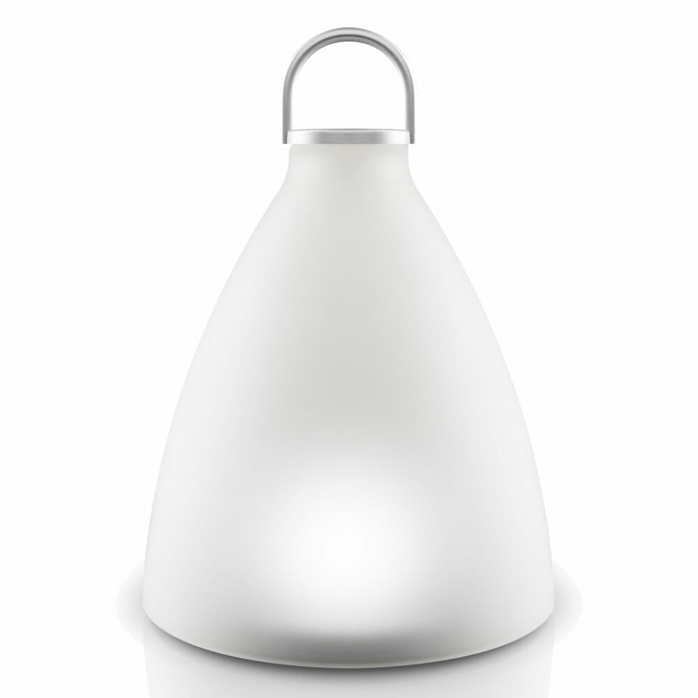 Eva Solo SunLight Bell, solar light, solar lamp, table lamp, balcony lamp, frosted glass/aluminum/plastic, large, 571328