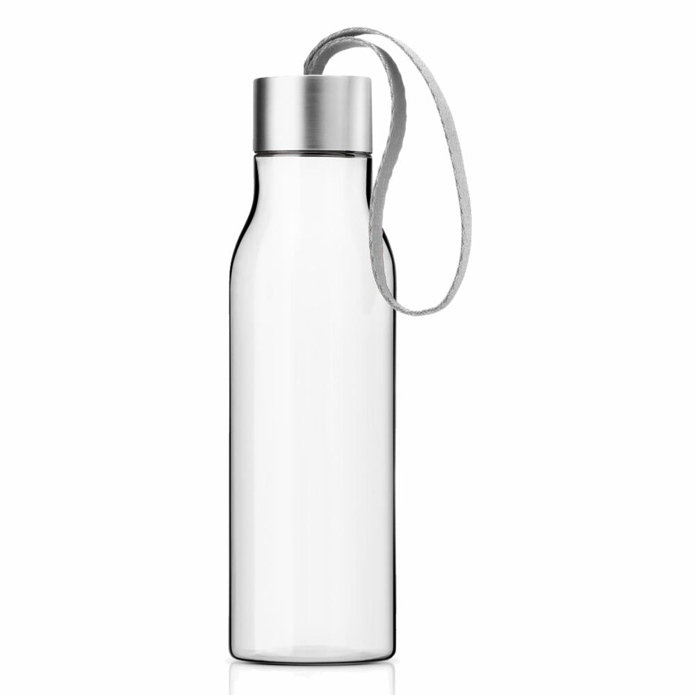 Eva Solo Trinkflasche, Sportflasche, Flasche, Unterwegs, BPA-freier Kunststoff/Edelstahl/Silikon/Polyester, Marmor Grau, 0.5 L, 503025