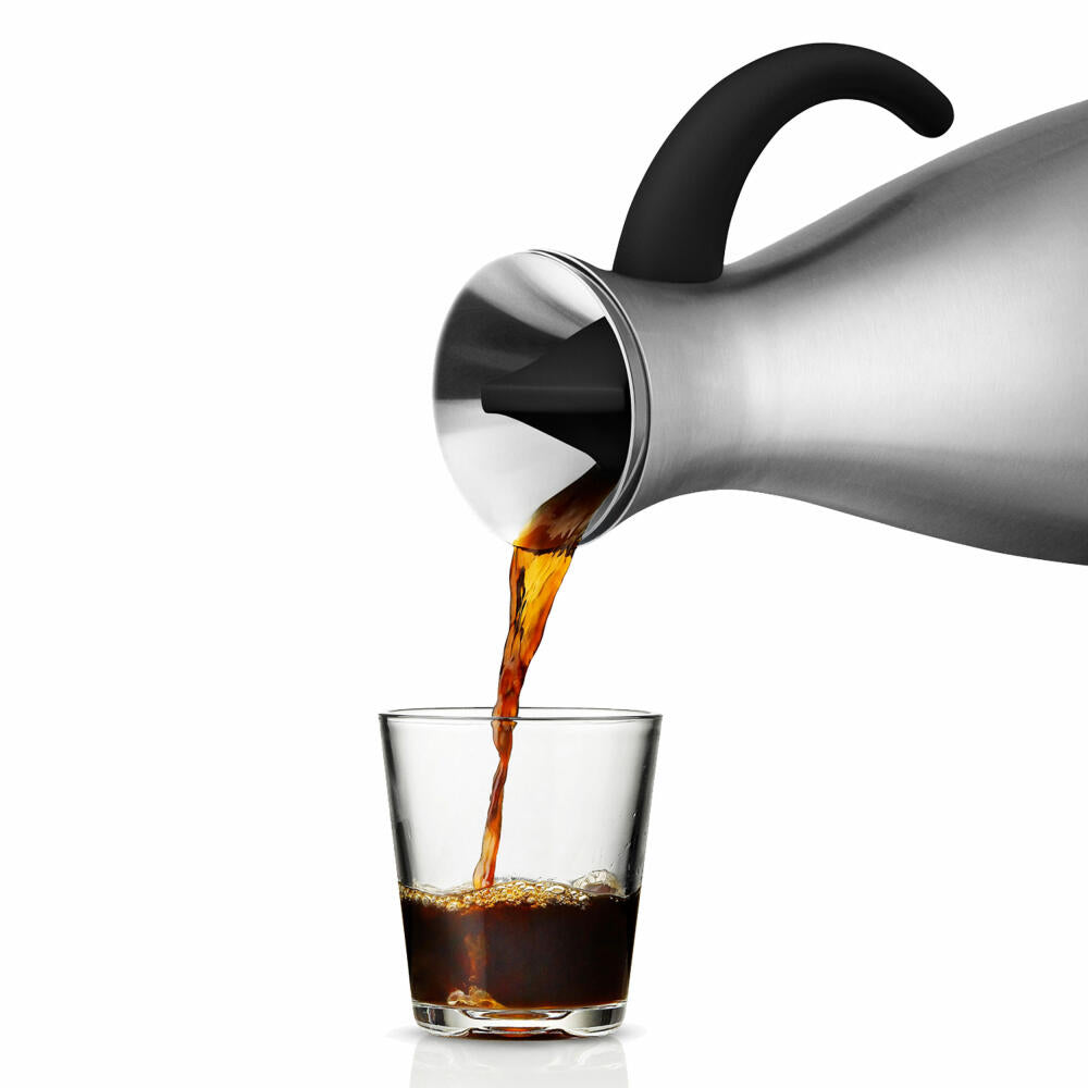 Eva Solo Isolierkanne, Kaffeekanne, Thermokanne, Teekanne, Kanne, Edelstahl, 1 L, 502932