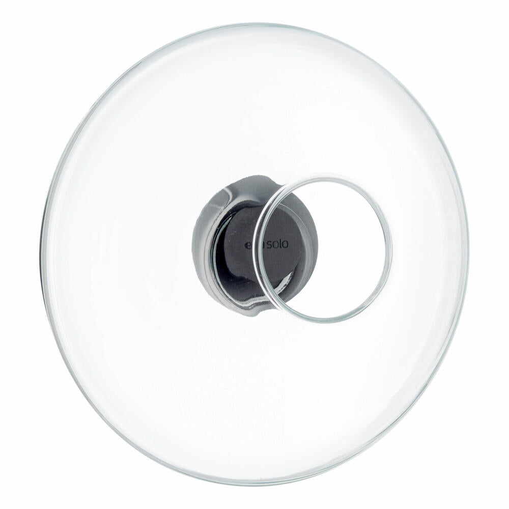 Eva Solo Fenster-Futterkugel, Futterhaus, Futterstation, Vogelfutter, Glas/Gummi/Edelstahl, Transparent, Ø 19.5 cm, 571024