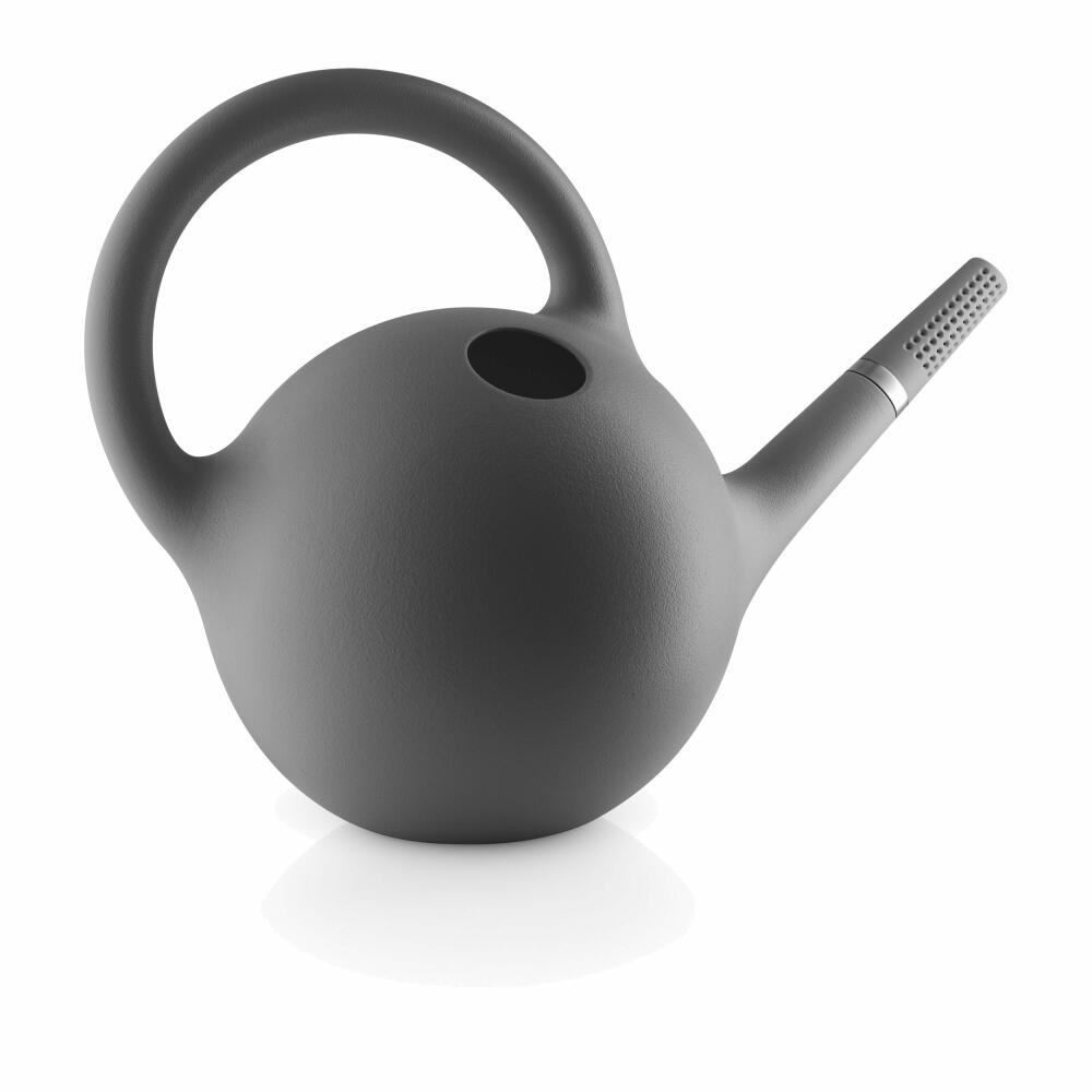Eva Solo Globe Gießkanne, Blumengießkanne, Haus-Gießkanne, Bewässerung, Kunstoff/ Edelstahl, Dunkelgrau, 9 L, 568308