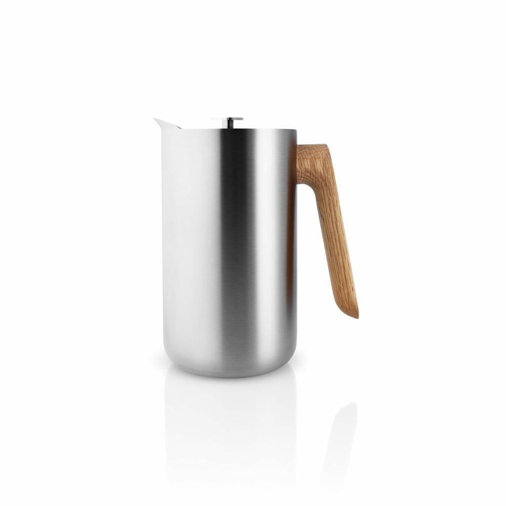 Eva Solo French Press with Insulation, Coffee Maker, Oak/Stainless Steel, 1 L, 502754