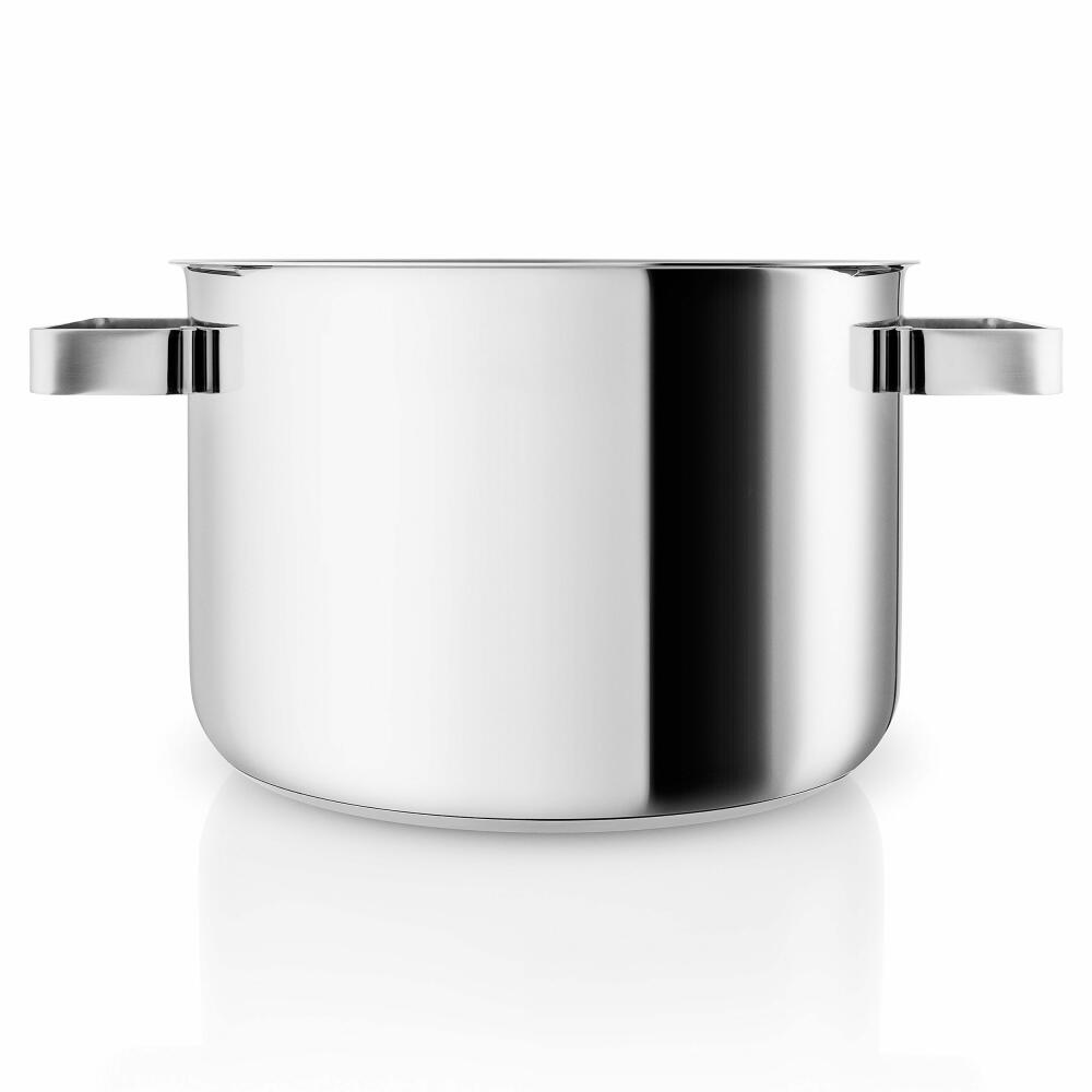 Eva Solo Nordic kitchen pot, cooking pot, universal pot, soup pot, meat pot, cooking, stainless steel, oak, 4 L, 281240