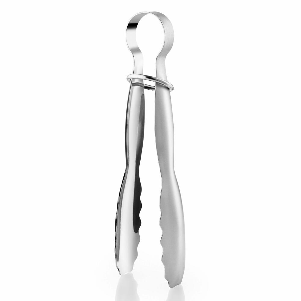 Eva Solo slicing tongs, serving tongs, serving cutlery, tongs, kitchen tongs, stainless steel, L 13.7 cm, 552081